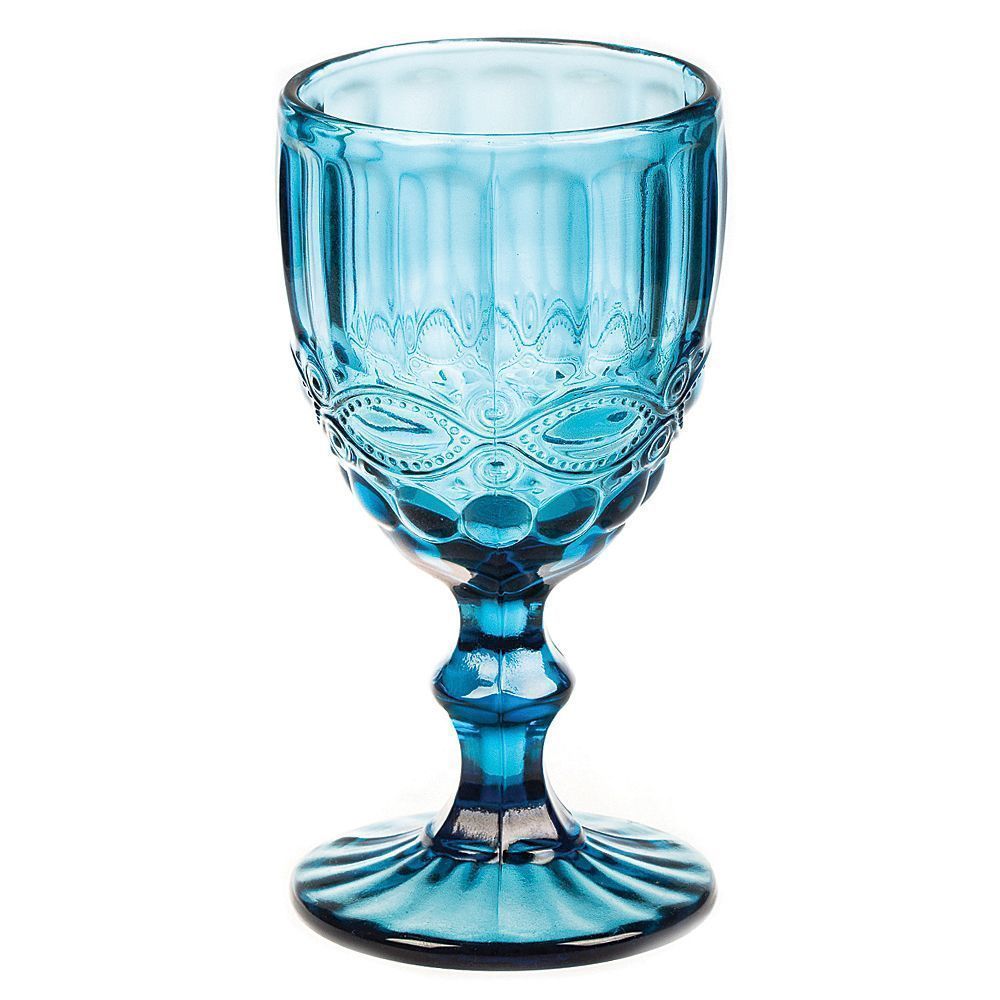 Фужер 250 мл синий (цена за 6 шт.в наборе) стекло, P.L. Proff Cuisine