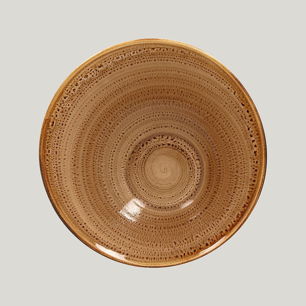 Ассиметричная тарелка RAK Porcelain Twirl Shell 650 мл, 22*9 см