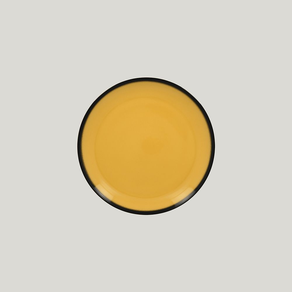 Тарелка круглая RAK Porcelain LEA Yellow 21 см (желтый цвет)