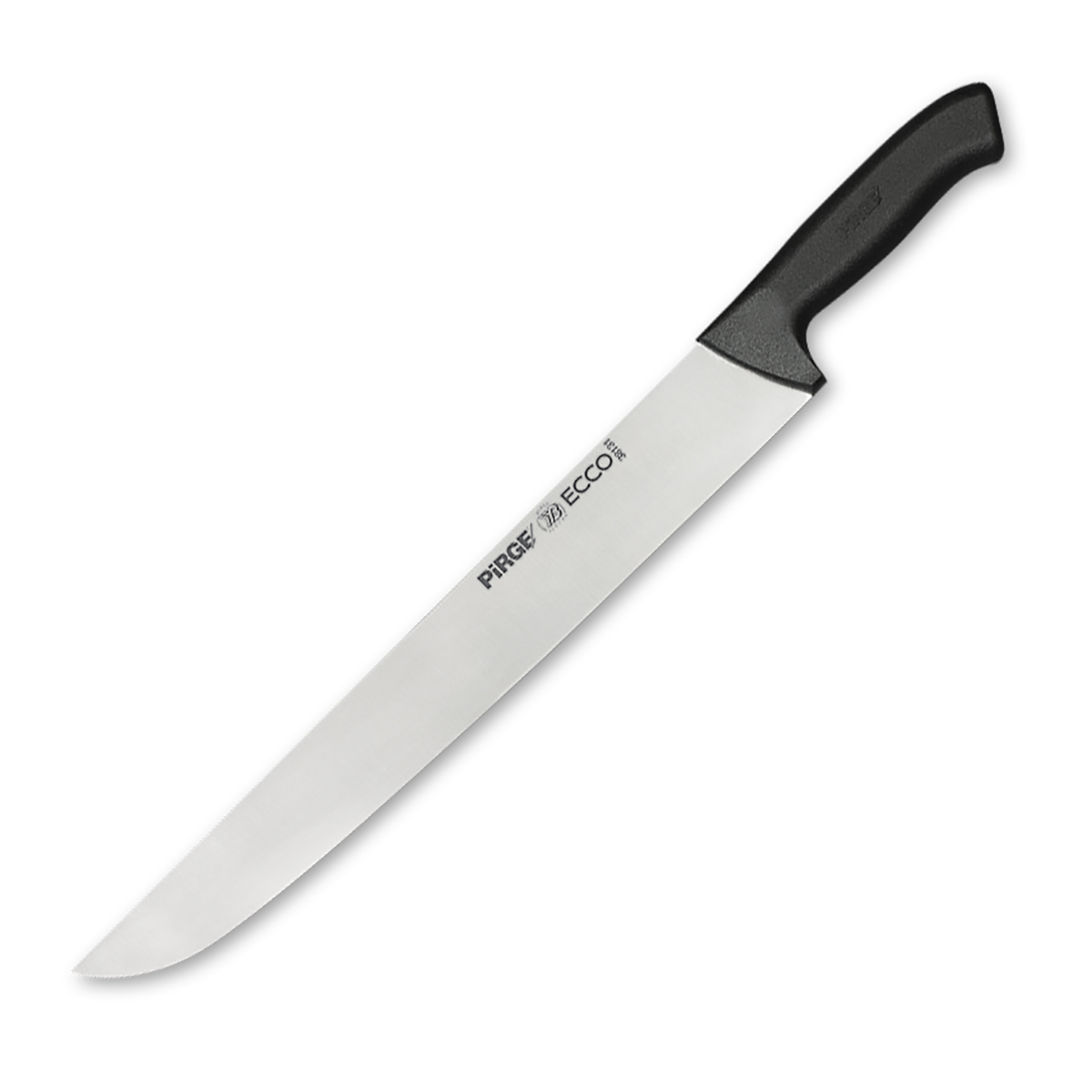 Нож поварской 35 см,черная ручка Pirge