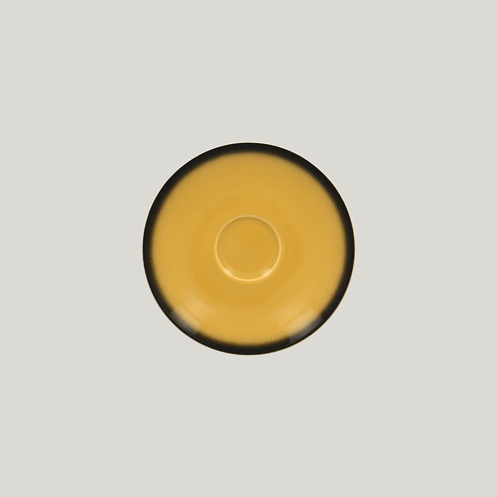 Блюдце RAK Porcelain LEA Yellow 17 см, для чашки 81223409 (желтый цвет)