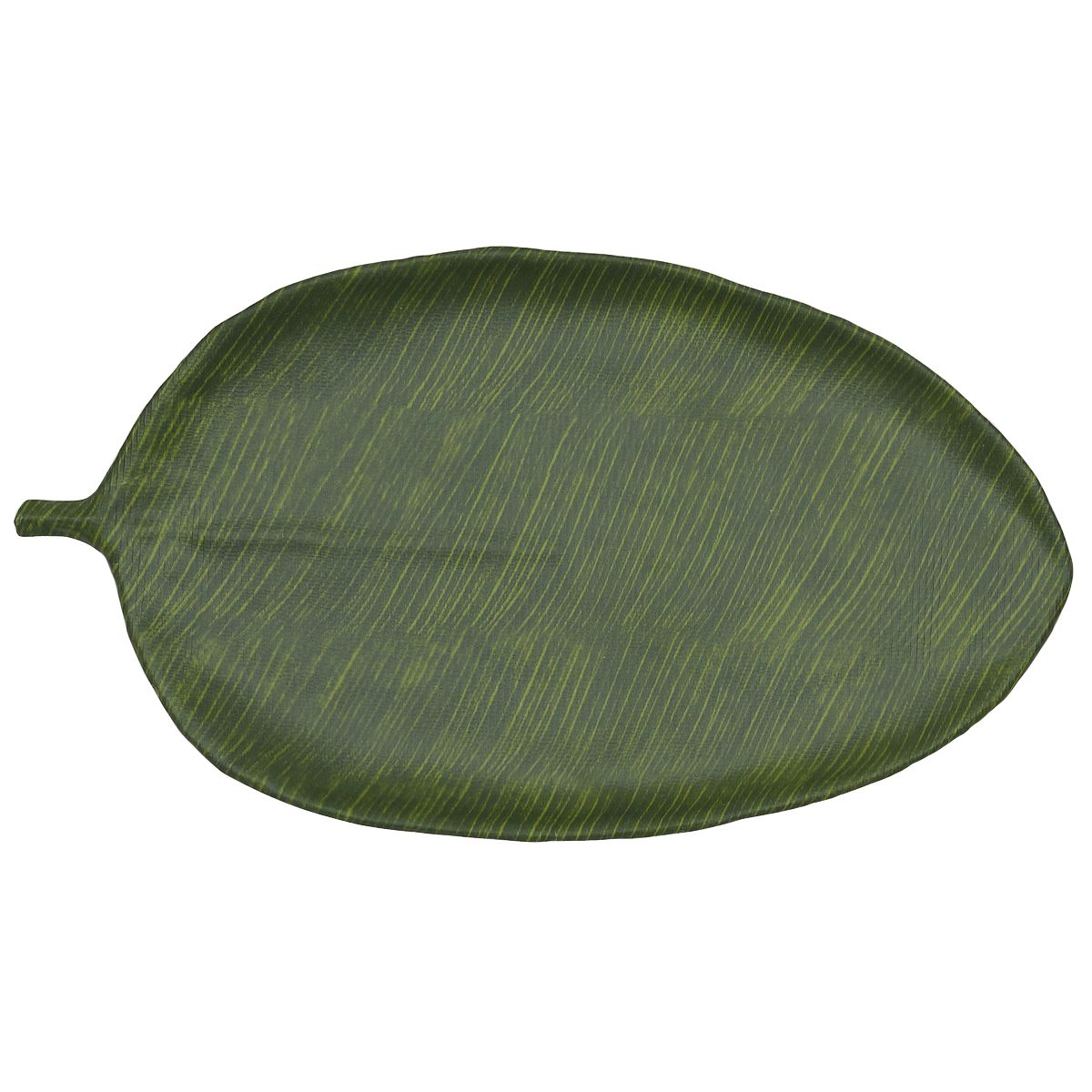 Блюдо,поднос меламиновый 53.5*29см, h=3см  P.L. Green Banana Leaf