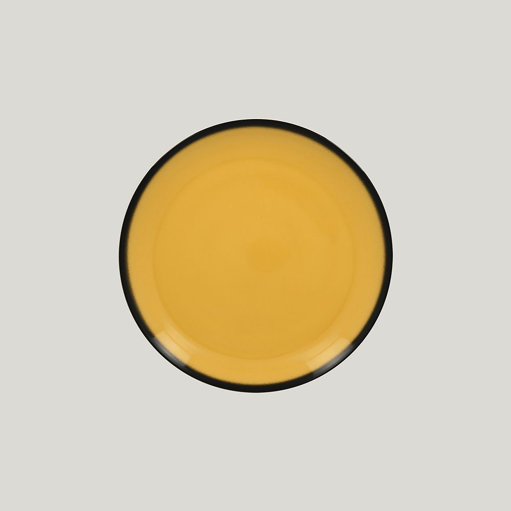 Тарелка круглая RAK Porcelain LEA Yellow 18 см (желтый цвет)