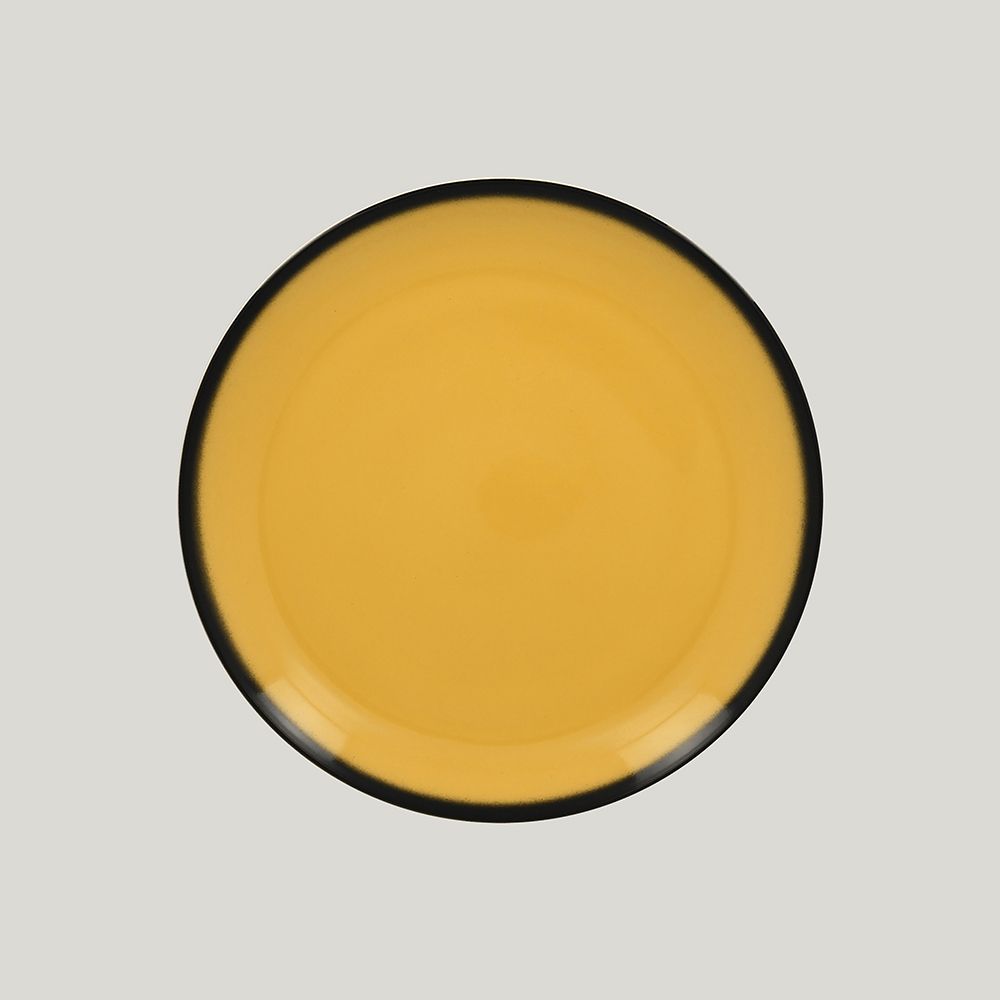 Тарелка круглая RAK Porcelain LEA Yellow 29 см (желтый цвет)