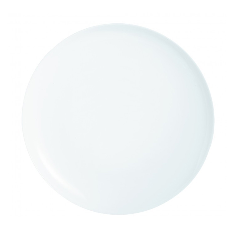 Блюдо для пиццы Luminarc 32 см, стеклокерамика, белый цвет, ARC, Франция (/6/)