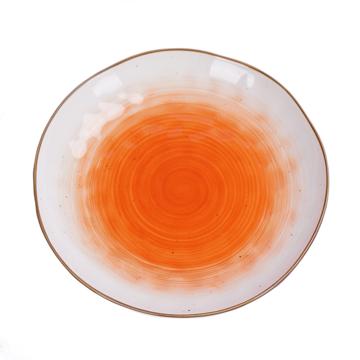 Салатник d=21,5*3,8 см,400 мл, фарфор,оранжевый цвет "The Sun" P.L.