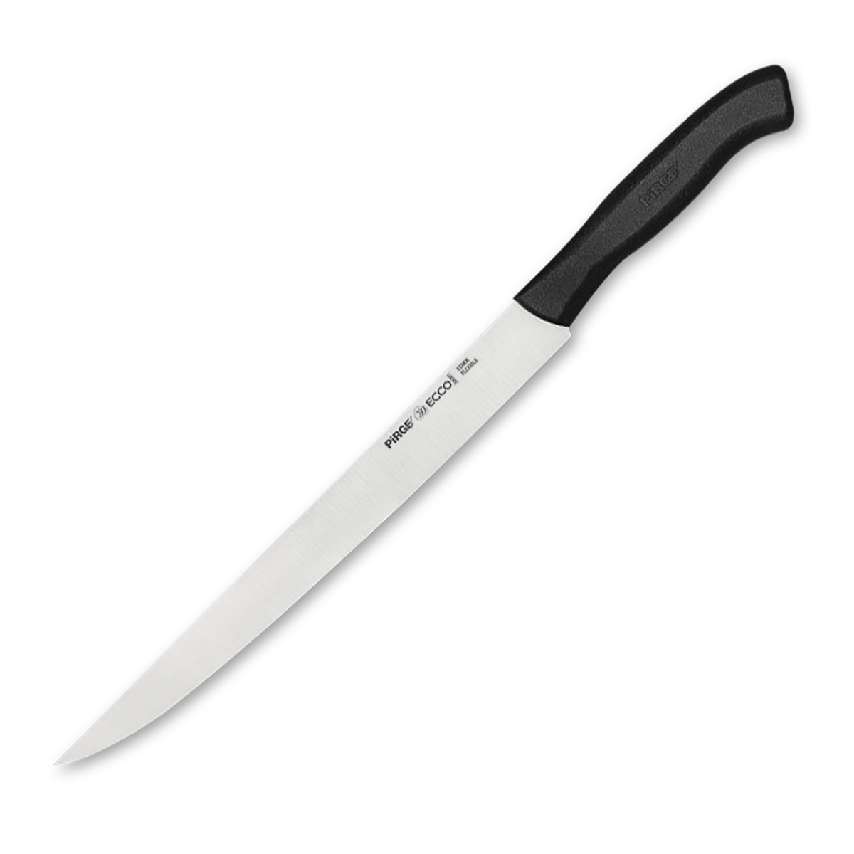 Нож поварской для нарезки филе 25 см,черная ручка Pirge