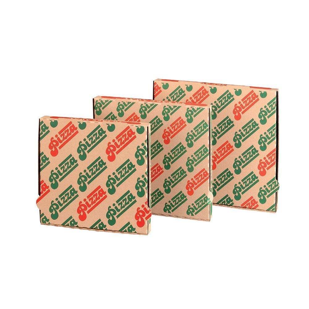 Коробка для пиццы белая, 40*40*3,5 см, гофрированный картон, Garcia de Pou