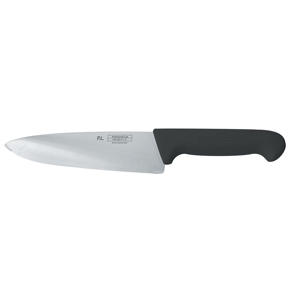 Шеф-нож PRO-Line 30 см, пластиковая черная ручка, P.L. Proff Cuisine