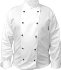 Куртка поварская белая "CHEF" размер L (65%п/эст35%хл.)
