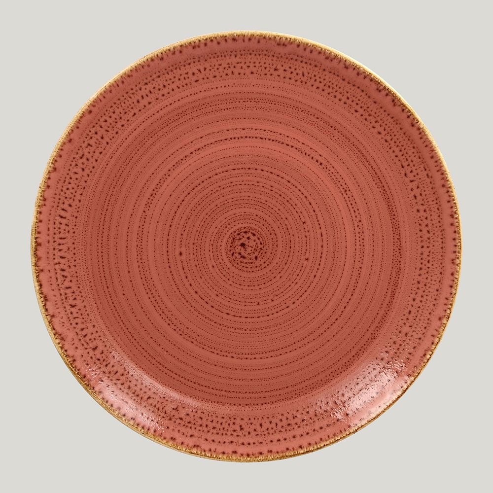 Тарелка RAK Porcelain Twirl Coral плоская 18 см