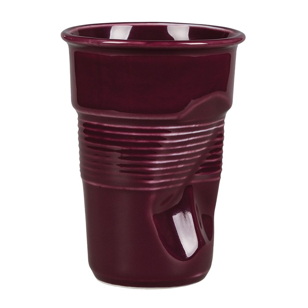 Чашка для латте Barista (Бариста) "мятая" 290 мл фиолетовая, h 11,5 см, P.L. Proff Cuisine