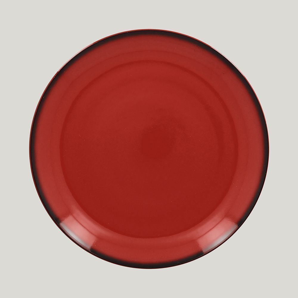 Тарелка круглая RAK Porcelain LEA Red 27 см (красный цвет)