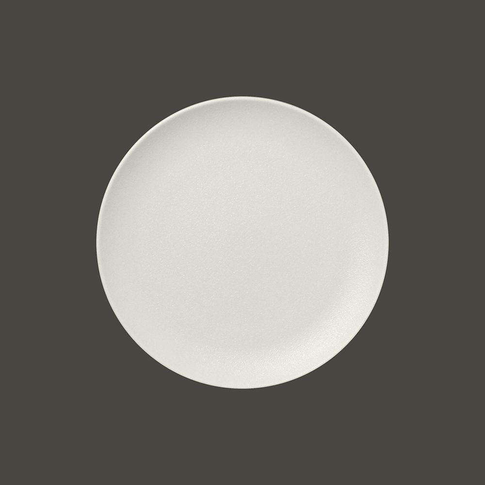 Тарелка RAK Porcelain NeoFusion Sand круглая плоская 21 см (белый цвет)