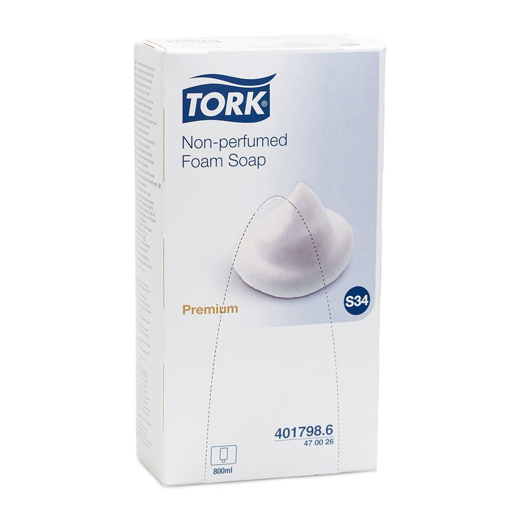 Мыло-пена без запаха Tork Premium S34, 800 мл