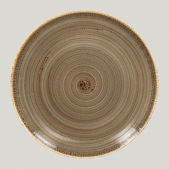 Тарелка RAK Porcelain Twirl Alga плоская 29 см