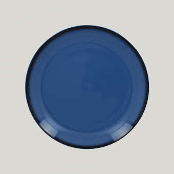 Тарелка круглая RAK Porcelain LEA Blue (синий цвет) 24 см