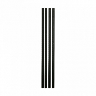 Трубочки бумажные коктейльные 0,6*14 см,чёрные,(1упаковка= 250 шт), Garcia de PouИспания
