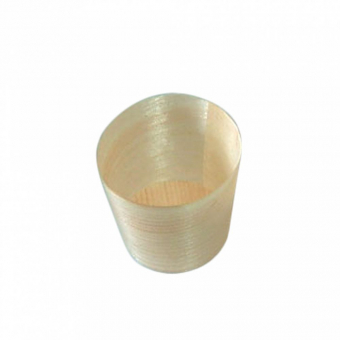 Фуршетная мини-чашка d 4,4*4,5 см, 50 шт, деревянный шпон, Garcia de PouИспания