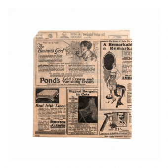 Конвертик для бургера "Газета", жиростойкий пергамент, 17*18 см, 1000 шт/уп, Garcia de Pou