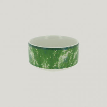 Салатник RAK Porcelain Peppery круглый штабелируемый 300 мл, d 10 см, зеленый цвет