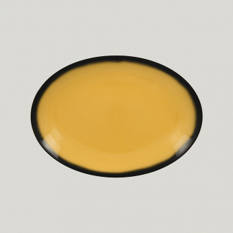 Блюдо овальное RAK Porcelain LEA Yellow 32 см (желтый цвет)