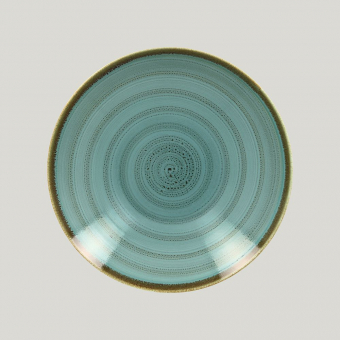 Тарелка RAK Porcelain Twirl Lagoon глубокая 1,25 л, 28 см