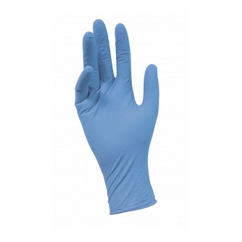 Перчатки нитриловые "NitriMax" вес 4,4 гр. (голубые) размер М - 1 уп/100шт/50 пар