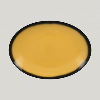 Блюдо овальное RAK Porcelain LEA Yellow 36 см (желтый цвет)
