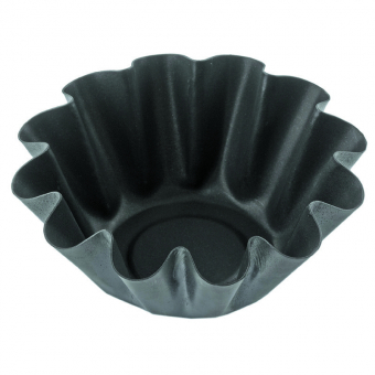 Форма гофрированная для кексов, 100 мл, 5*9,5 см, h 3,5 см, сталь с тефлоновым покрытием,